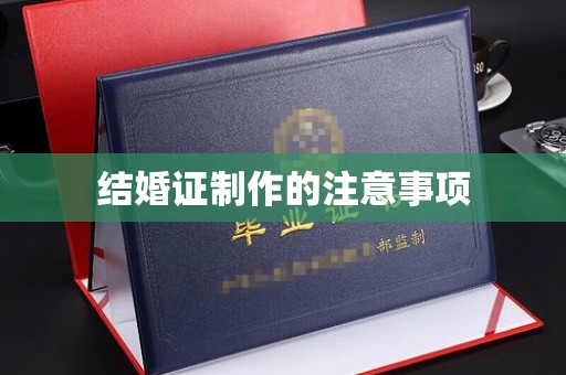 丹江口结婚证制作的注意事项