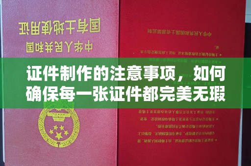 丹江口证件制作的注意事项，如何确保每一张证件都完美无瑕？